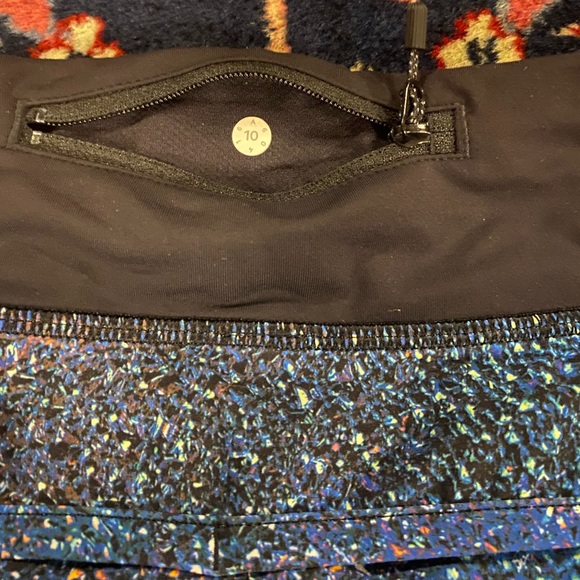 Lululemon Mermaid Multi Speed Up Shorts size 10 - Picture 6 of 7